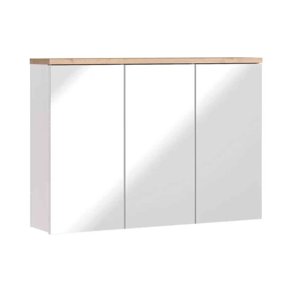 Set da bagno ERMANO: mobile sottolavabo 100cm + lavabo da incasso + sifone + mobili con specchi