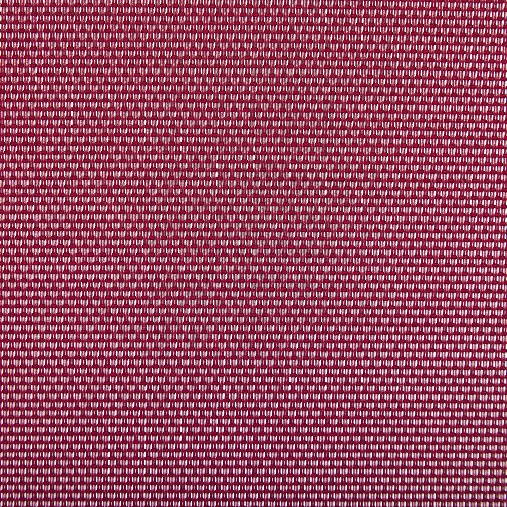 Lettino prendisole da giardino Sedile sintetico rosso Struttura in alluminio 198 x 61 cm Schienale reclinabile regolabile con ruote Patio