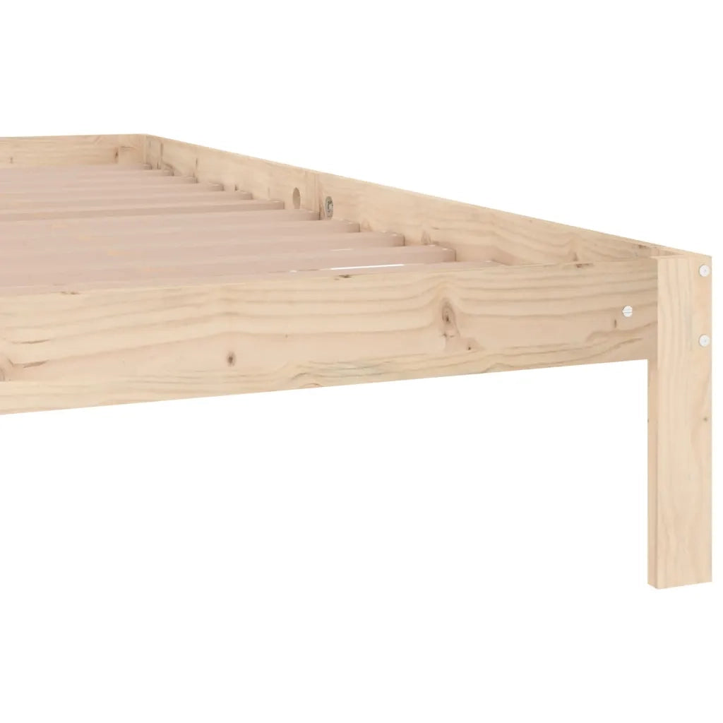 Giroletto-Struttura Letto in Legno Massello di Pino 200x200 cm 155539