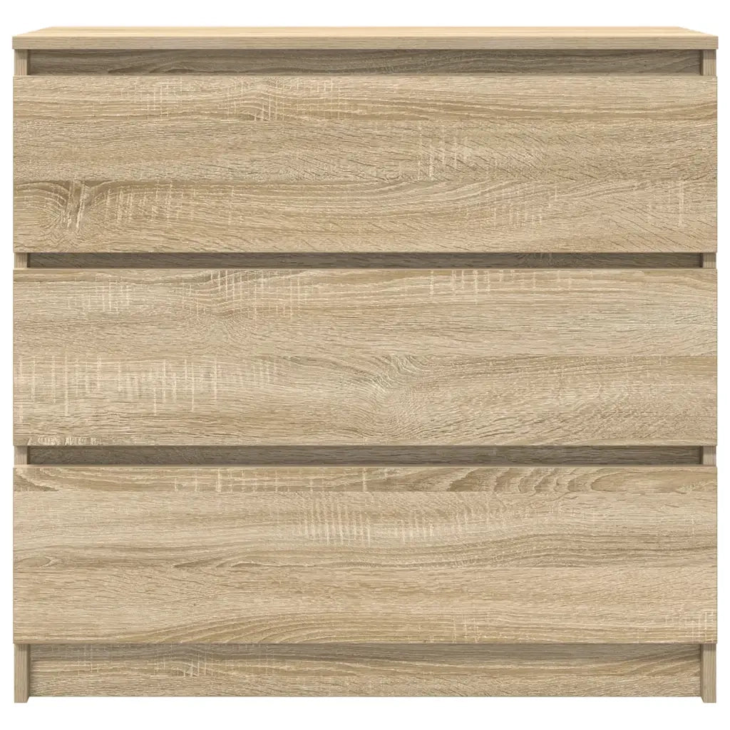 Credenza Rovere Sonoma 80x35x76 cm in Legno Multistrato 861735