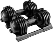 Manubri Regolabili 10kg 20kg 24kg, Set Manubri Componibili con 5 Pesi in 1, Manubri Regolabili Salvaspazio per Allenamento a Casa