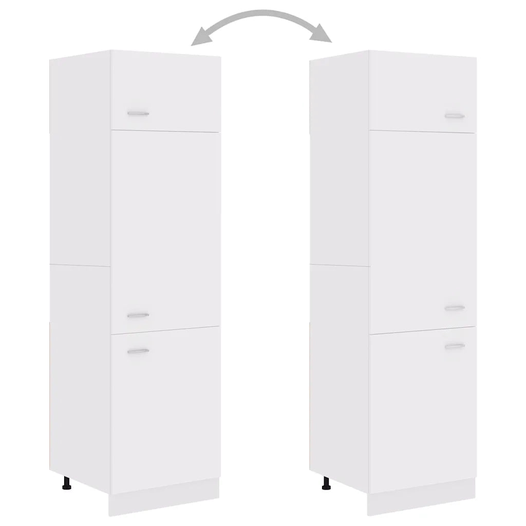 Armoire réfrigérée "Lyon" Blanc 60 x 57 x 207 cm Bois d'ingénierie