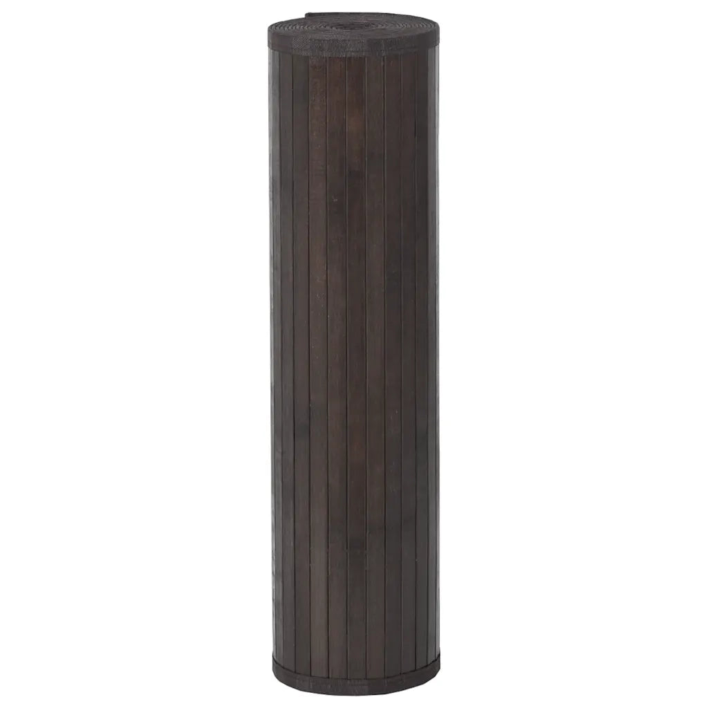 Tappeto Rettangolare Marrone Scuro 60x500 cm in BambÃ¹