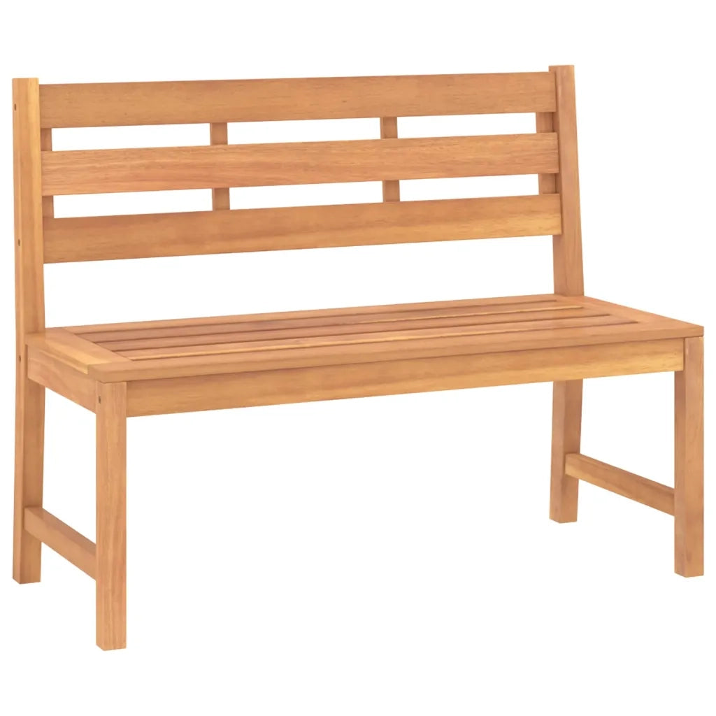 Panchina da Giardino 114 cm in Legno Massello di Teak 316634