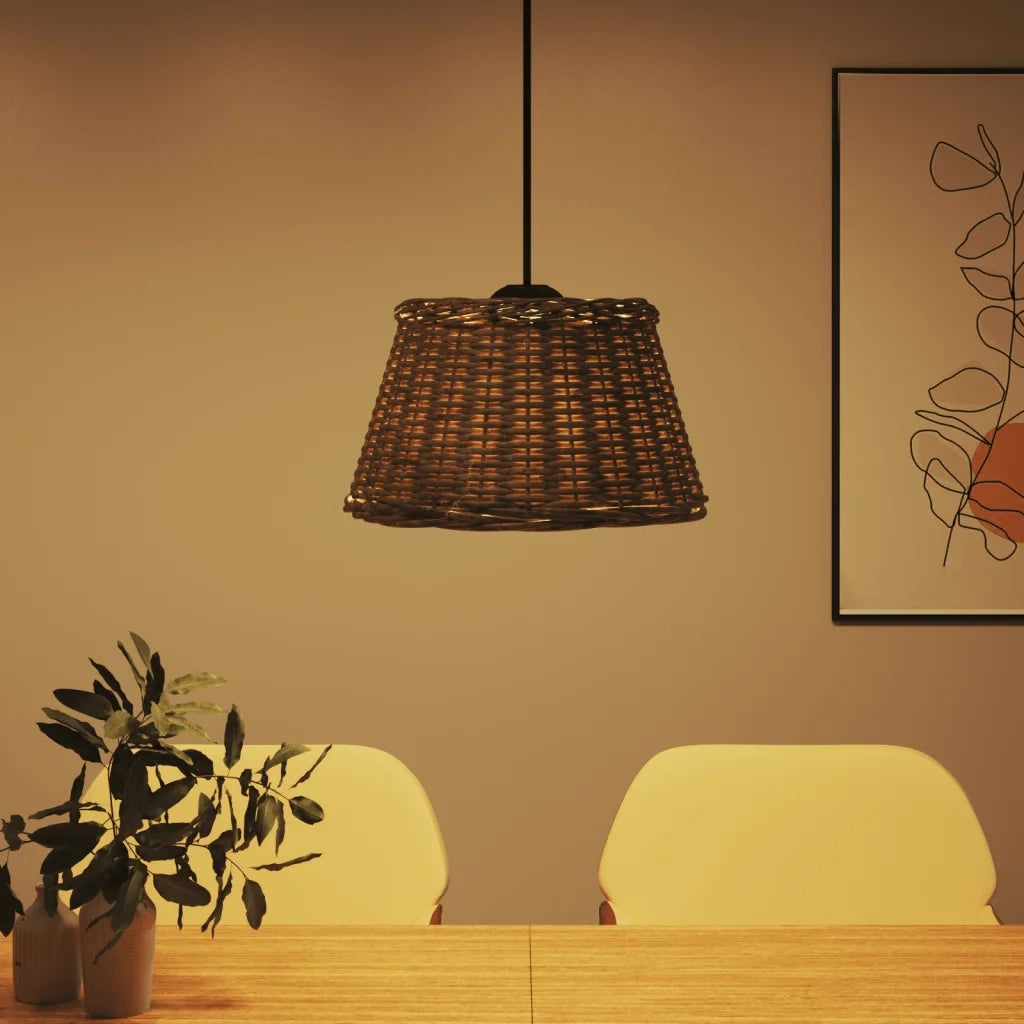 Paralume da Soffitto Marrone ?50x30 cm in Vimini CFW9006275