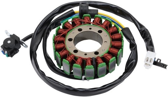 Sostituzione Stator - 18 Avvolgimenti - 7 Conduttori - Adatto per Suzuki VZ800 Marauder 800 - Codice OEM 32101-48E00 - Qualità Elevata - Spedizione Diretta - Magneto Motociclistico