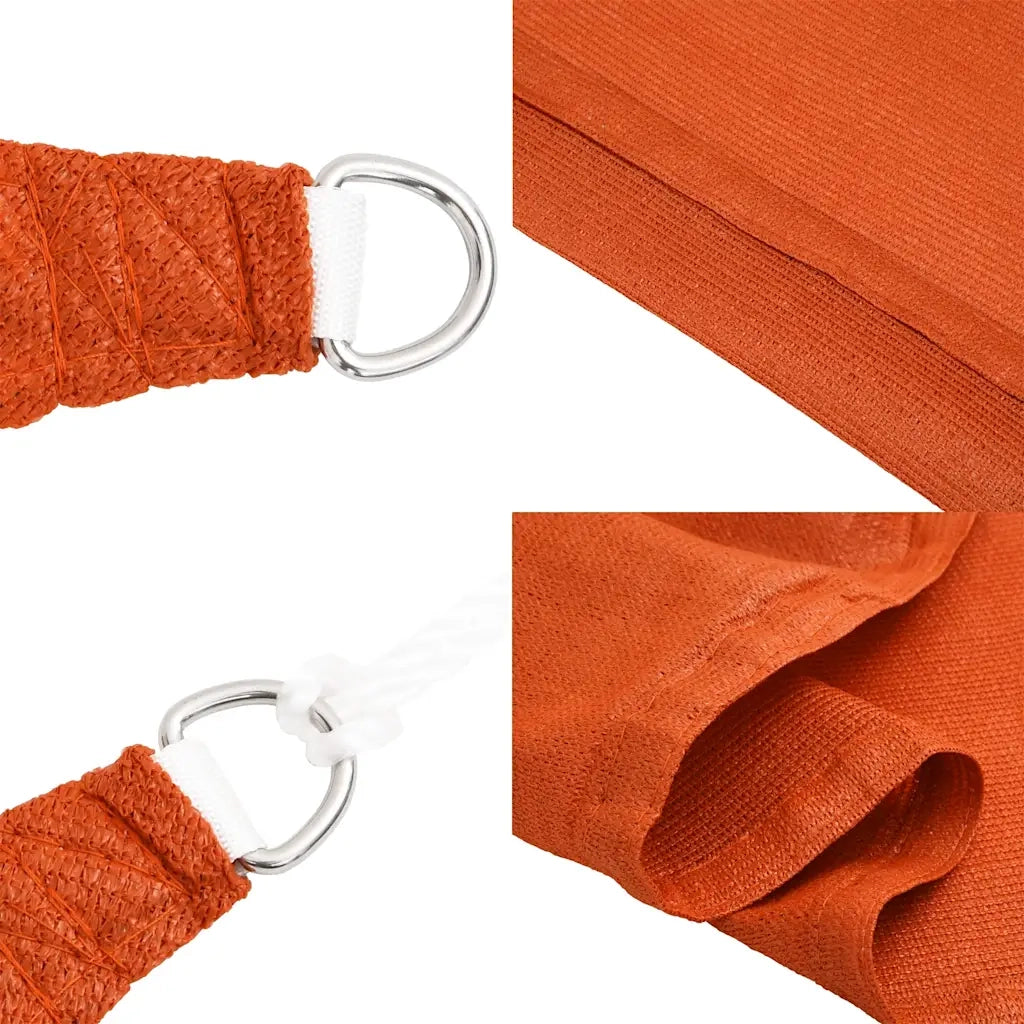 Vela Parasole 160 g/m² Trapezio Arancione 4/5x3 m in HDPE 311710