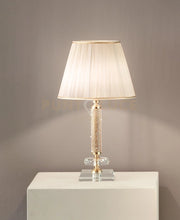 LUME PICCOLO DIDO  1 LUCE CRISTALLO E ORO ATTACCO E14 D.25CM