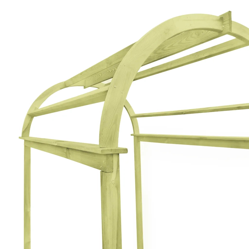 Arco a Traliccio 125x150x235cm in Legno di Pino Impregnato 49030