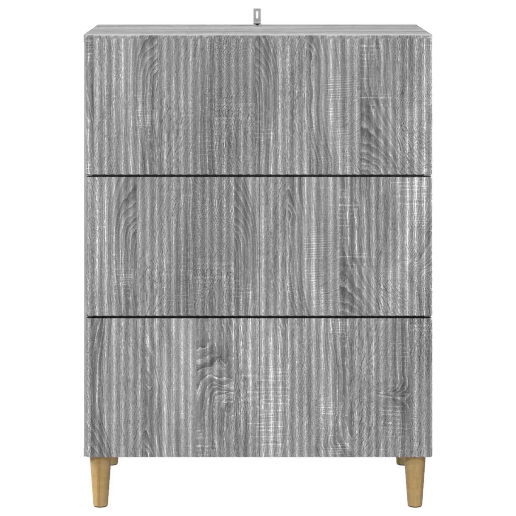 Mobile con Cassetti Grigio Sonoma 66 x 34,5 x 90 cm