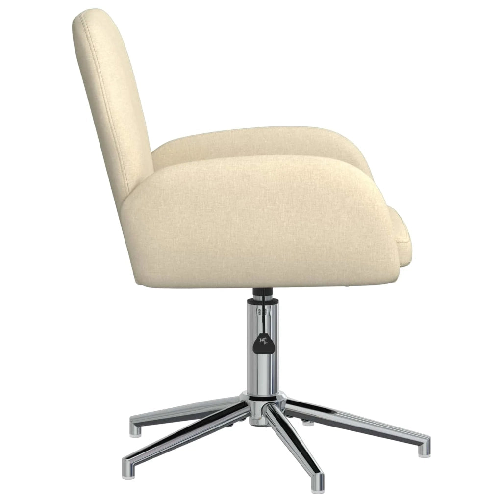 Sedia da scrivania girevole 54 x 58 x 90 cm Crema Tessuto 42034342