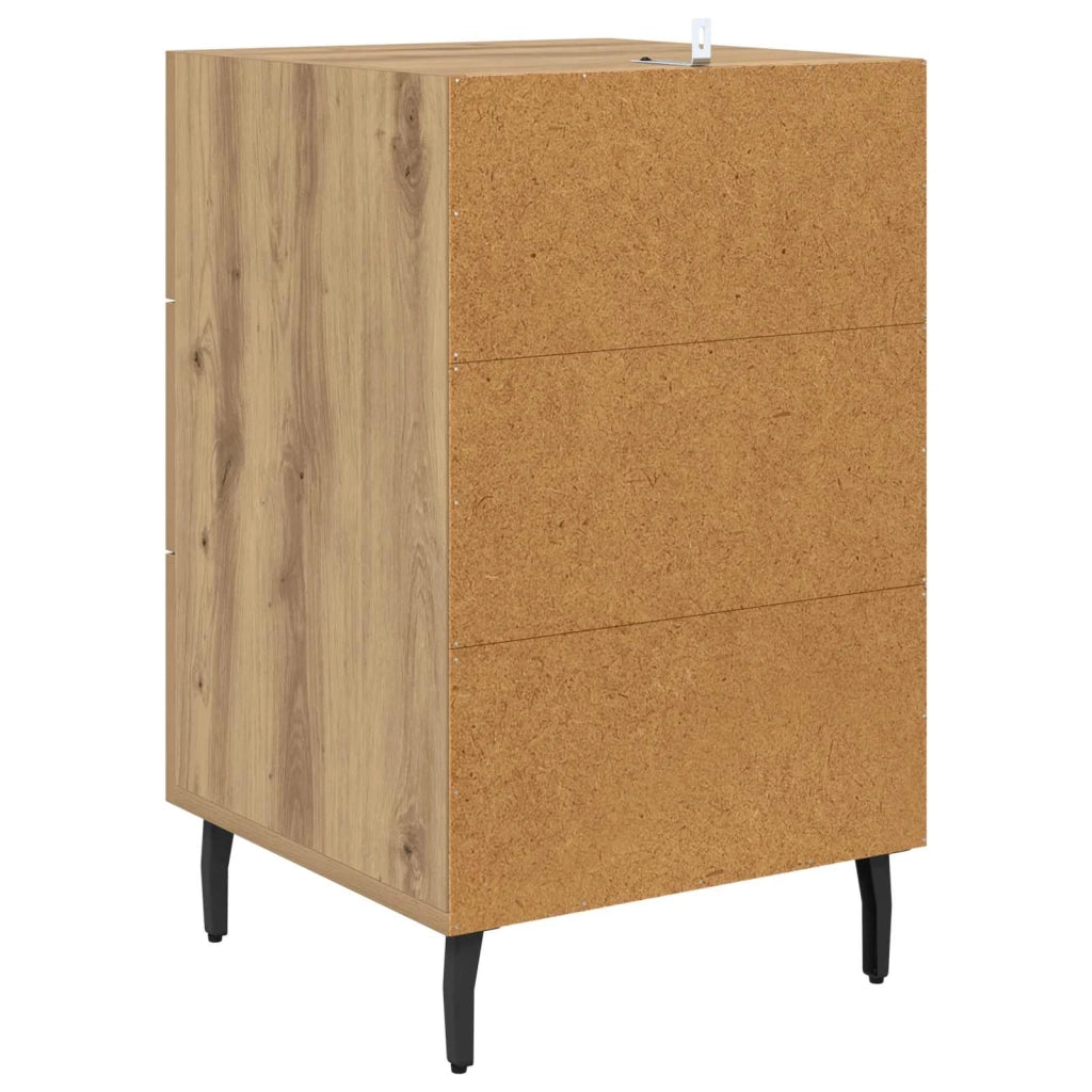 Armadio da Notte Rovere artigianale 40 x 40 x 66 cm