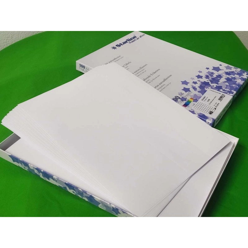 FBA Barcode Etichette Adesive 52,5X29,7mm 40 etichette per foglio Pacco da 100 Fogli