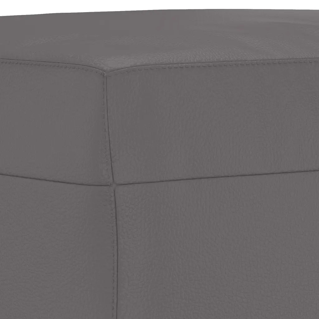Set di Divani 3 pz con Cuscini Grigio in Similpelle 3201767