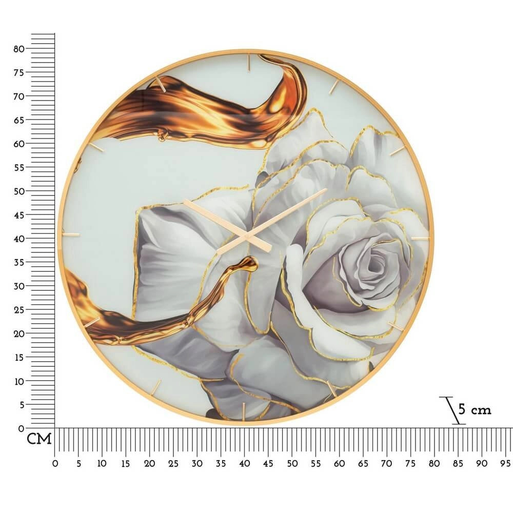 Orologio Glass Rose diam 80 cm - GLASS ROSE