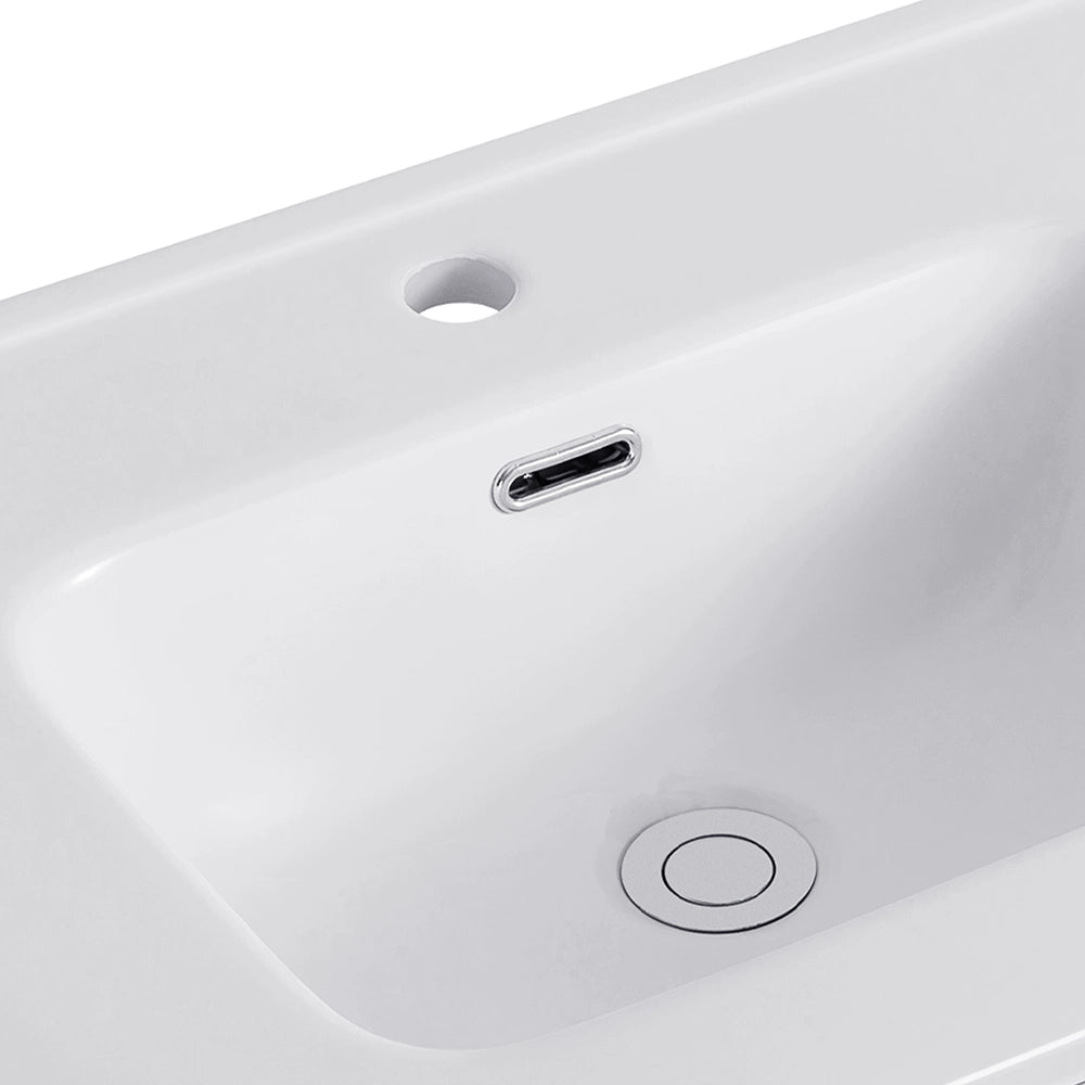 Lavabo consolle da appoggio LAV9140DS in ceramica 2 vasche 141x46 cm. bianco lucido