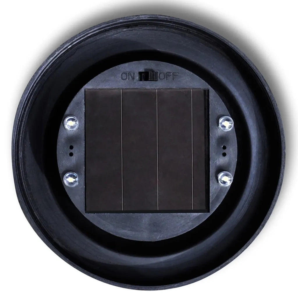 Lampione Solare a LED da Giardino 20 cm 3 pz con Picchetto CFW5407787
