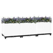 Fioriera | Cassetta per fiori | Vaso Rialzata 120x40x38 cm in Polipropilene
