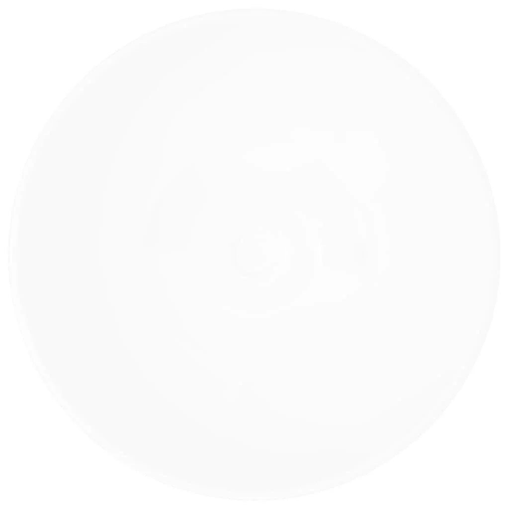 Lavandino da bagno diametro 32,5 cm rotondo ceramica bianca 02_0002503