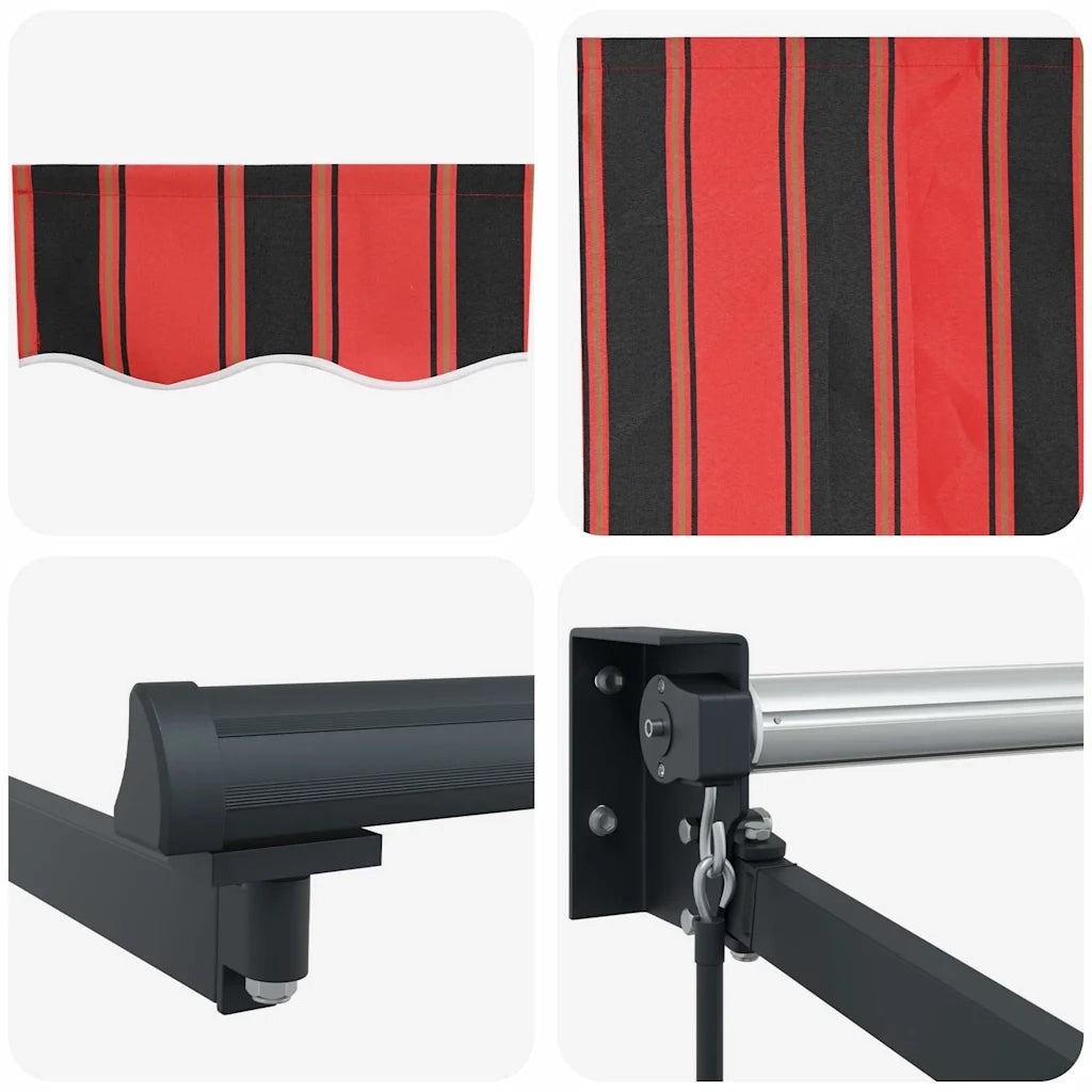 Tenda Retrattile Arancione e Marrone 400 × 300 cm 3330515