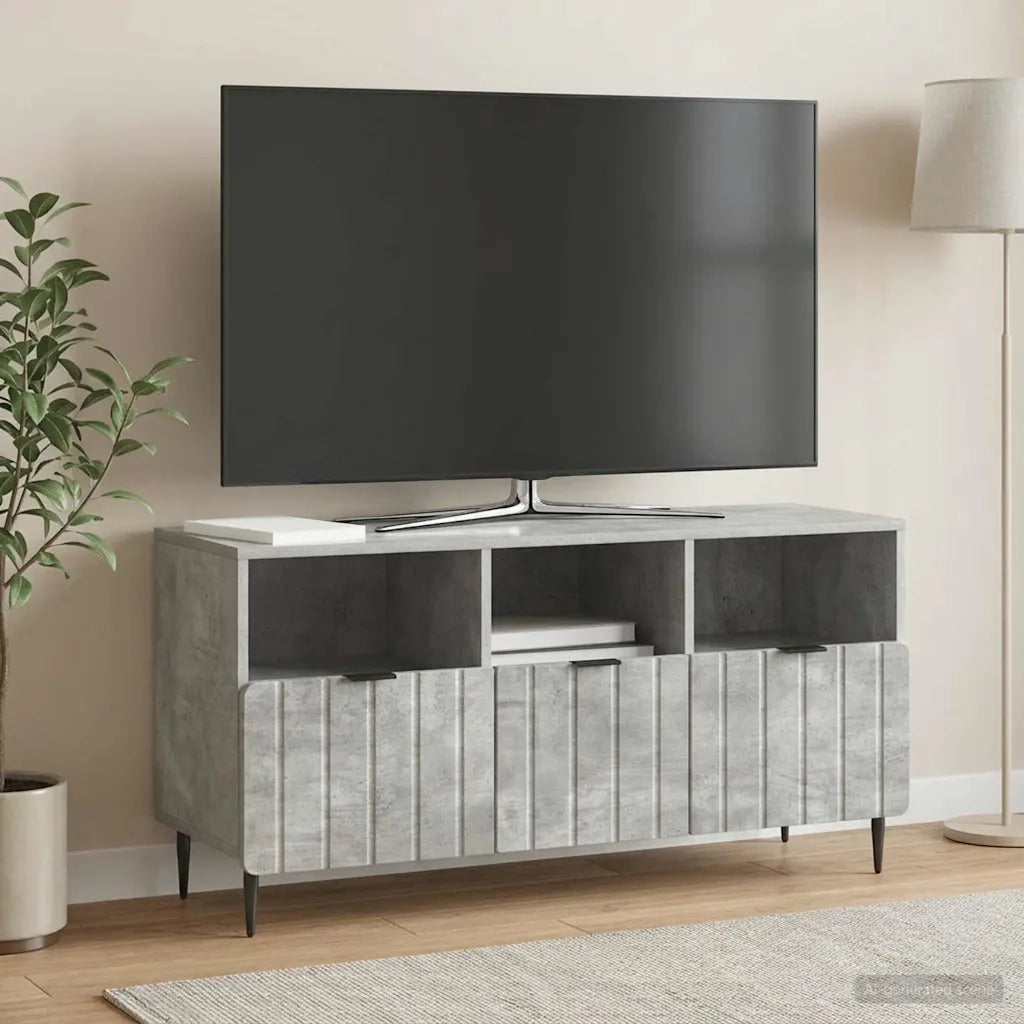 Mobile TV con cassetto Grigio Cemento 102 x 34,5 x 50 cm 894448