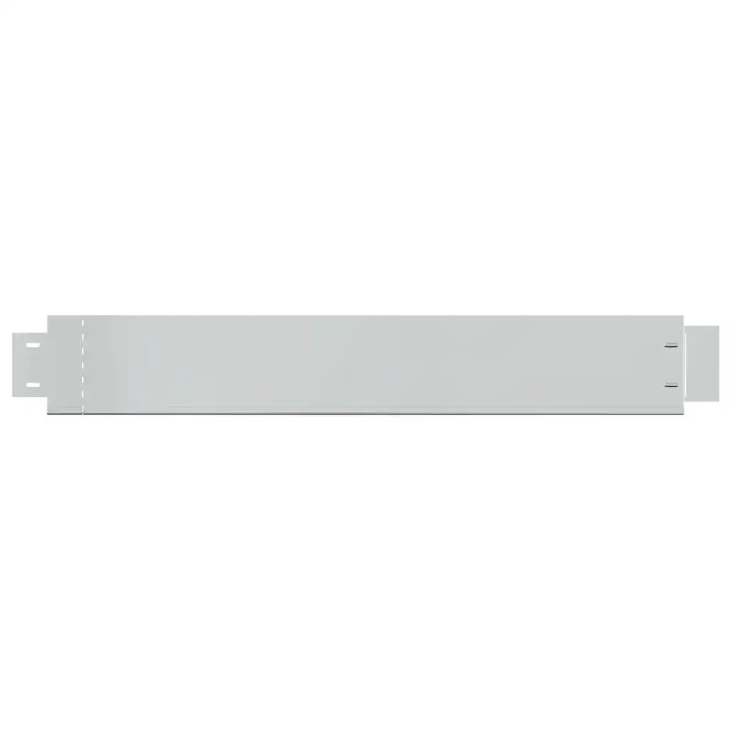 Set 20 pz Bordo Prato Flessibile in Acciaio Zincato 100 x 14 cm 271784