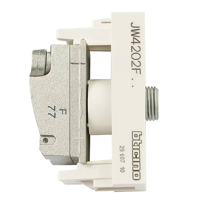 Connettore coassiale tv bticino jw4202f 75 ohm bianco