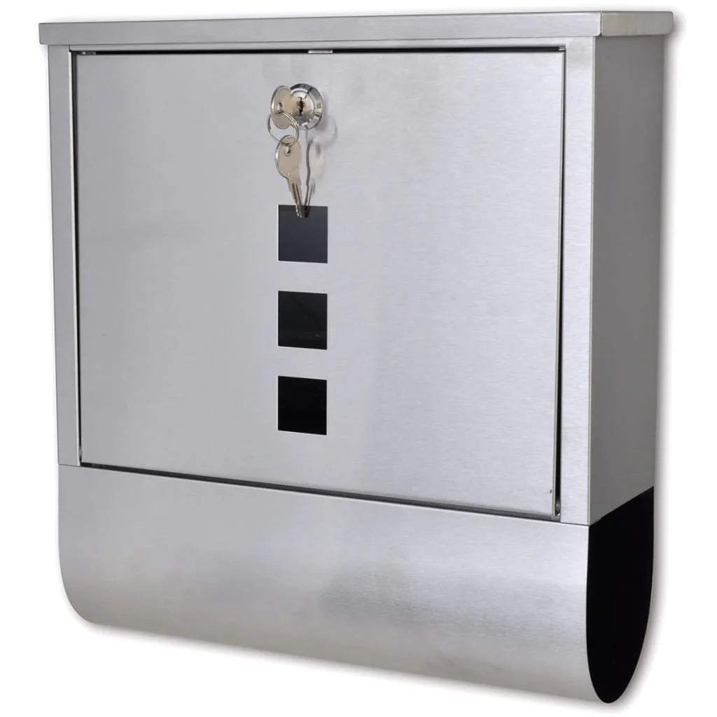 Cassetta postale in acciaio inox argento 02_0041550