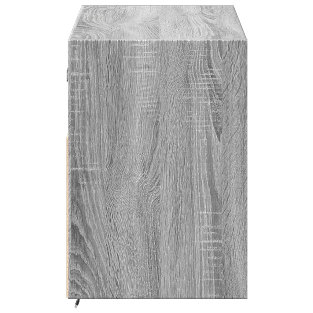 Mobile TV multimediale mensola TV credenza mobile TV sala da pranzo soggiorno camera da letto mobile da parete con luci LED Sonoma 100 x 31 x 45 cm grigio 02_0028036