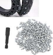 Antislip Spiegeleisen 100 pezzi - Spiegeleisen per Antislip - Acciaio Inox - Inclusi Strumenti di Installazione - Duraturo - Adatto per Gomme Invernali - Ferma Gomme