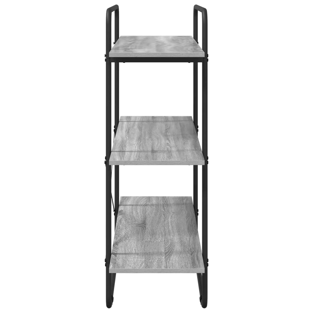 Libreria 3 livelli 100 x 35 x 105 cm PB Sonoma grigio 8007795