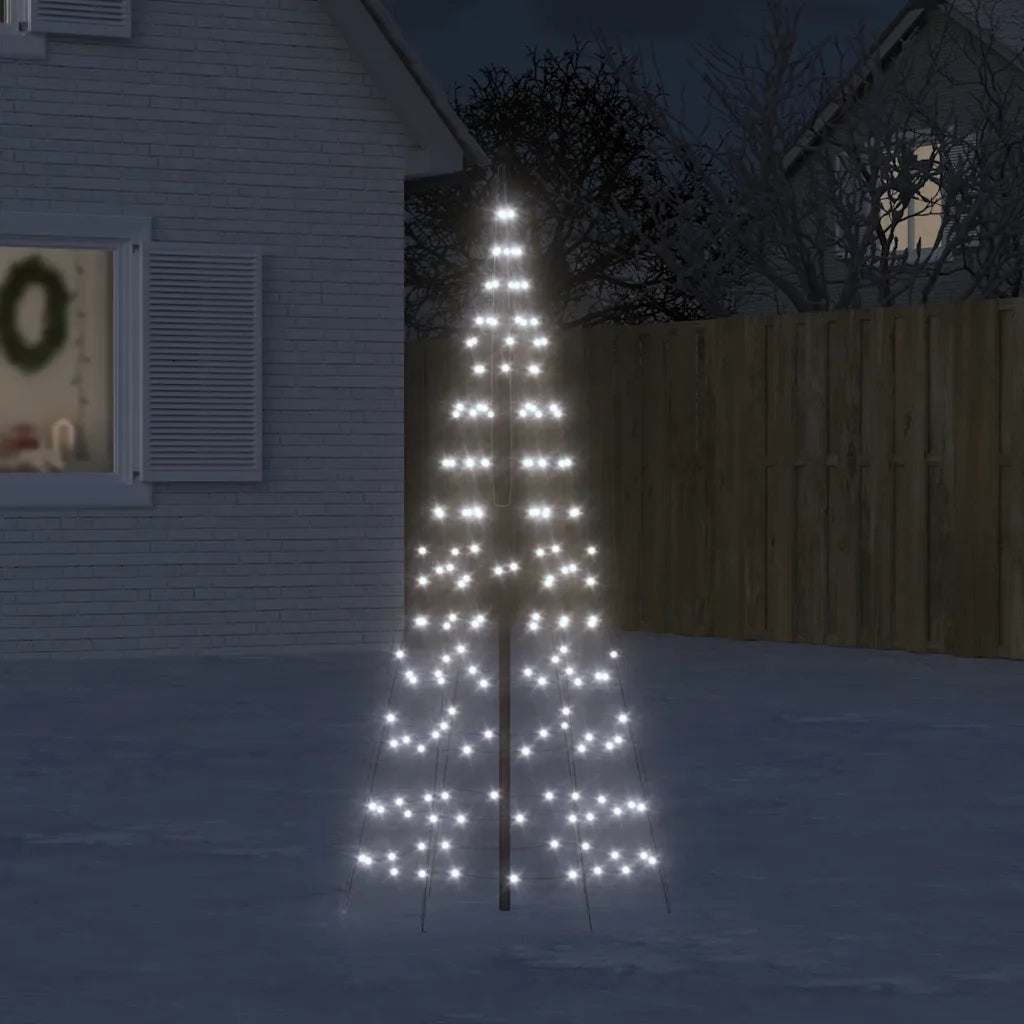Albero di Natale a LED 200 LED Bianco Freddo 180 cm 358109