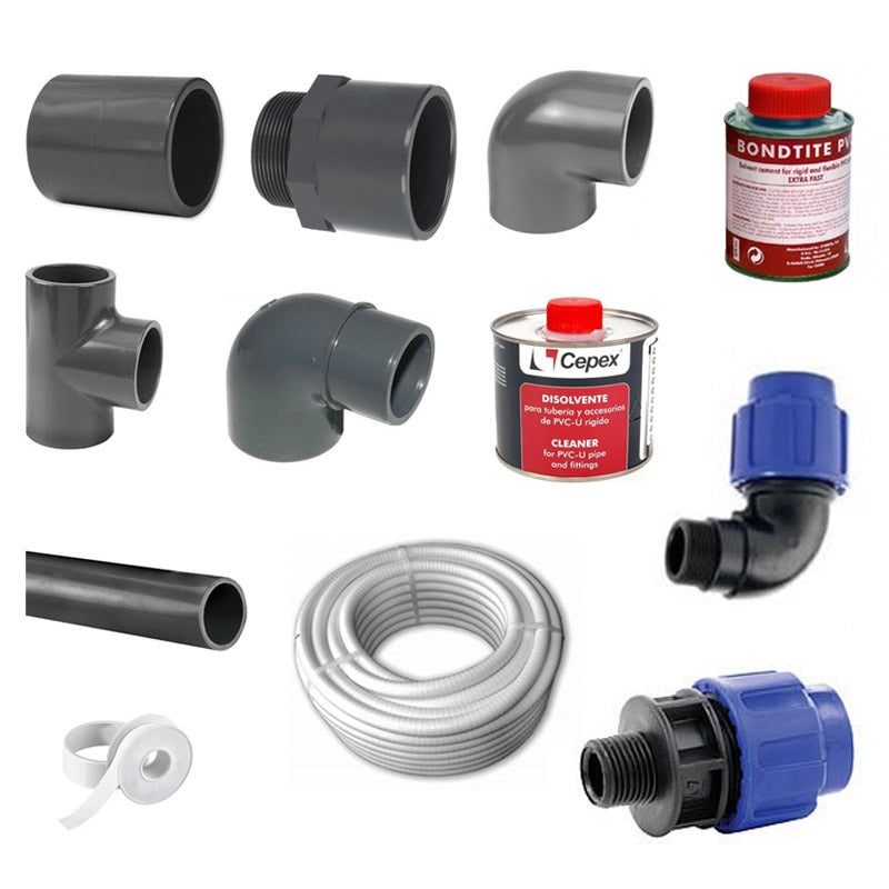 Kit Raccordi E Tubazioni 1 - Collegamento Impianto Piscina E Locale In Vtr