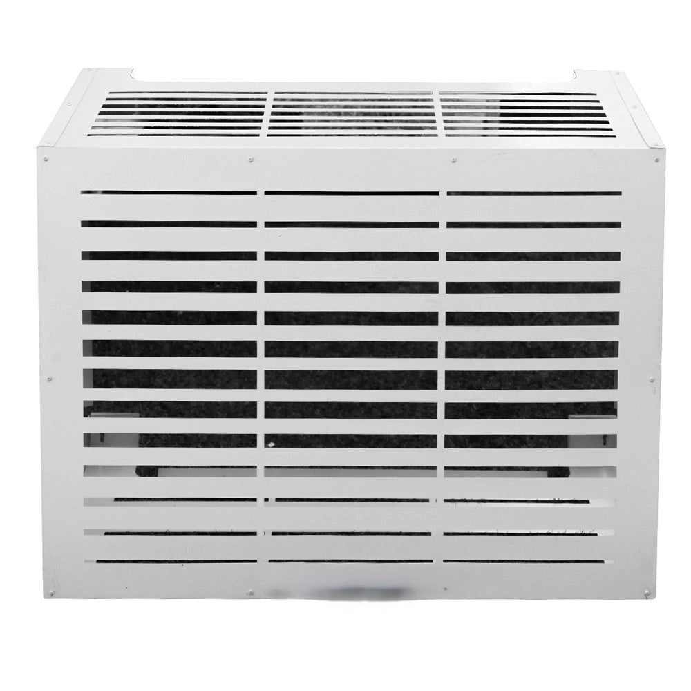 Copricondizionatore Copertura per Climatizzatore 86x44x68 cm Linear M in Alluminio Bianco