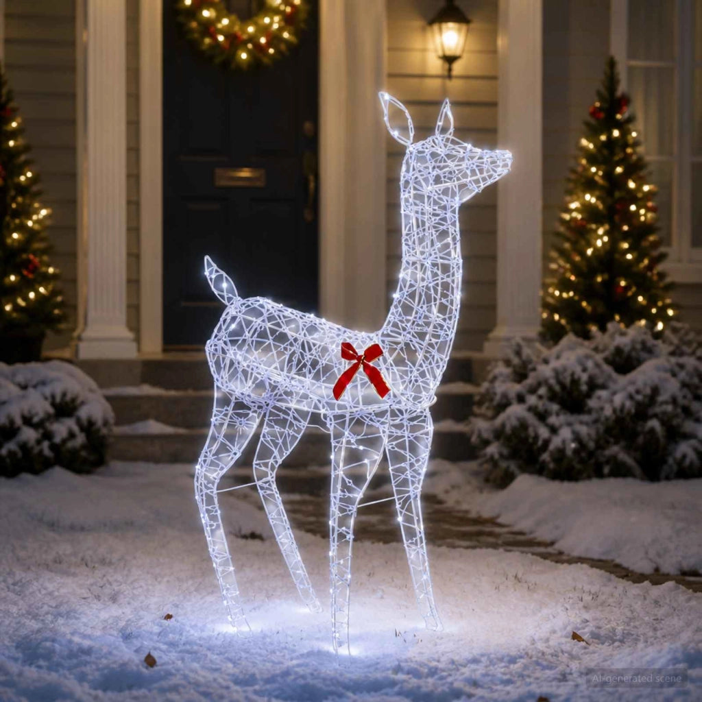 Renna di Natale 3D LOVIISA 285 LED Bianco freddo 42049650