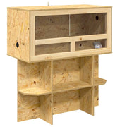 Terrario Marrone 80 x 40 x 90 cm OSB CFW5195838