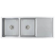 Lavello da cucina fatto a mano con filtro 111,5 x 44 cm acciaio inox 02_0002366