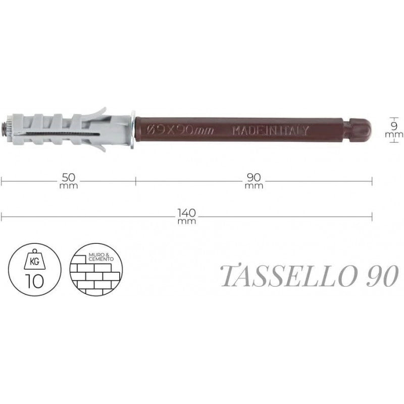 Mensola da Muro con Cassetto, Mensola da Parete, Mensola Sospesa, 88.2x13.4x20 cm, Bianco, Kit Tasselli a Scomparsa Incluso