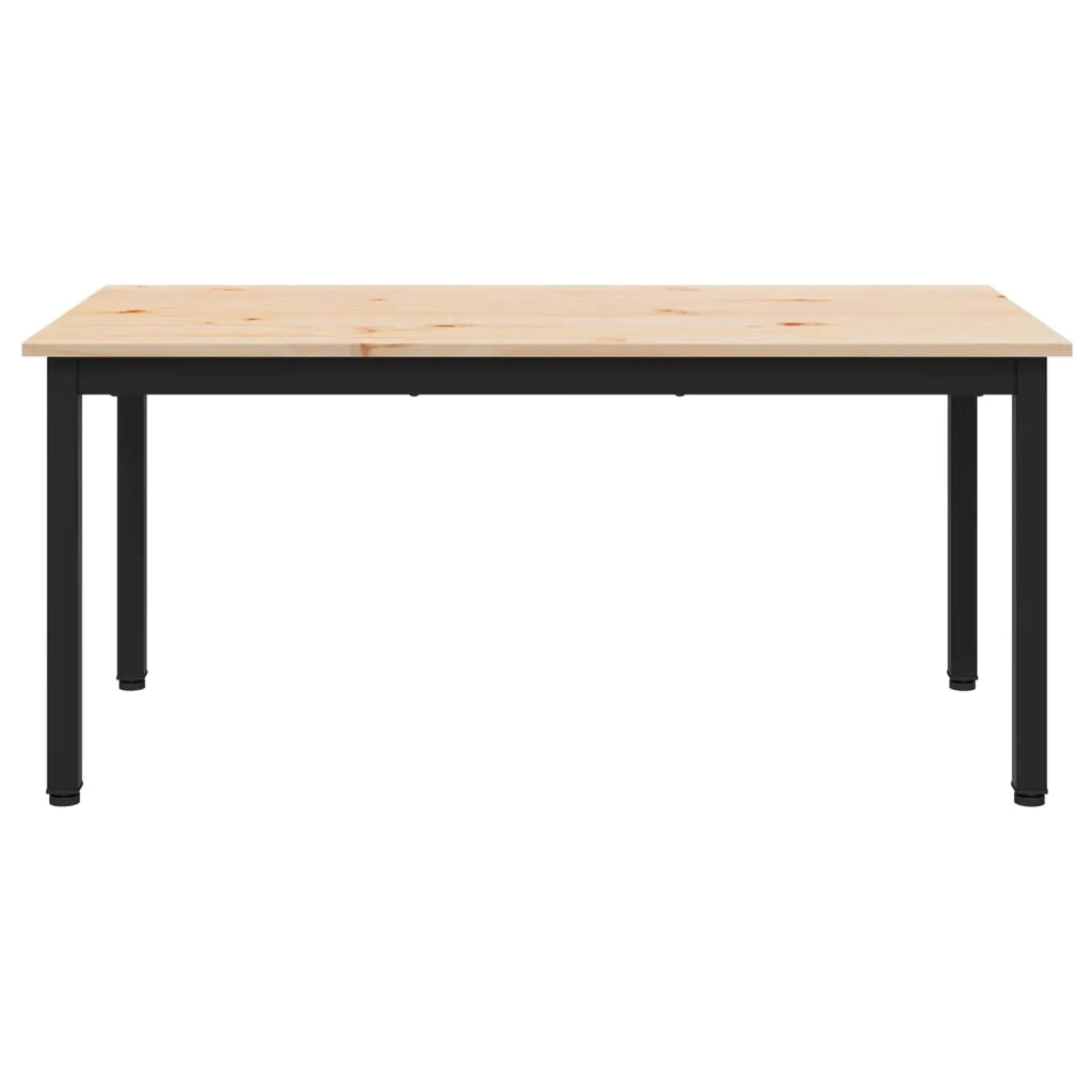 Tavolino da salotto Naturale 100 x 50 x 45 cm Pino massello 892765