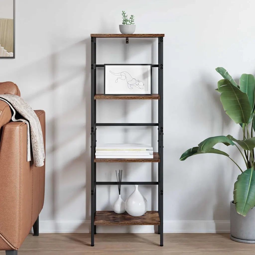 Libreria Rovere fumé 40 x 29,5 x 115 cm Legno multistrato 883906
