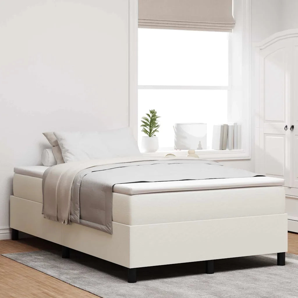 Struttura letto piattaforma Crema 120 x 200 cm Tessuto in Cords 3337404