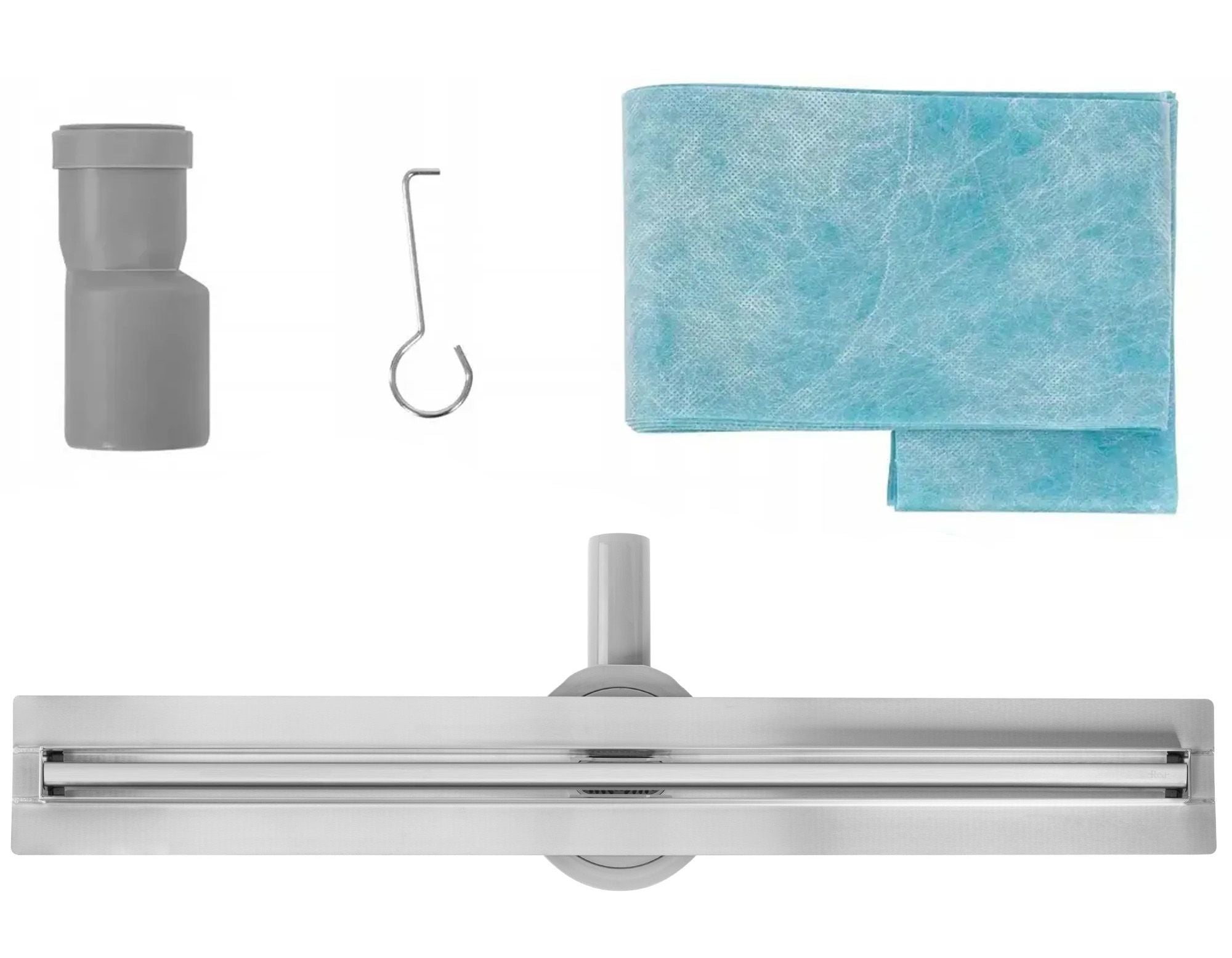 Scarico Lineare Rea Neox Slim Pro Nickiel Brush 90