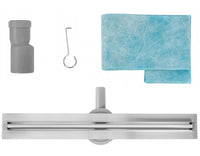 Scarico Lineare Rea Neox Slim Pro Nickiel Brush 90