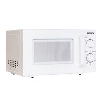 SOGO Microonde 20L Senza Grill 700W, 5 Livelli di Potenza, Timer 35 Minuti, Funzione Sbrinamento, Controllo Manuale