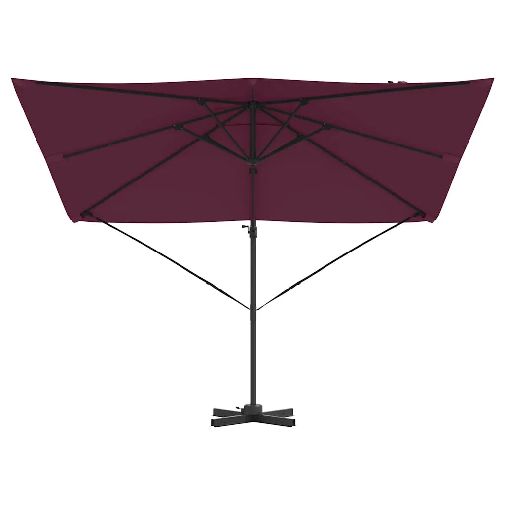 Parasol Roma Rosso 286 x 284 x 265 cm Alluminio e Poliestere 42003341