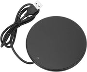 Bicchiere riscaldatore USB - Riscaldatore di bevande per caffè - Interruttore a tocco intelligente - Nero - Temperatura intelligente - Portatile per uso domestico e ufficio