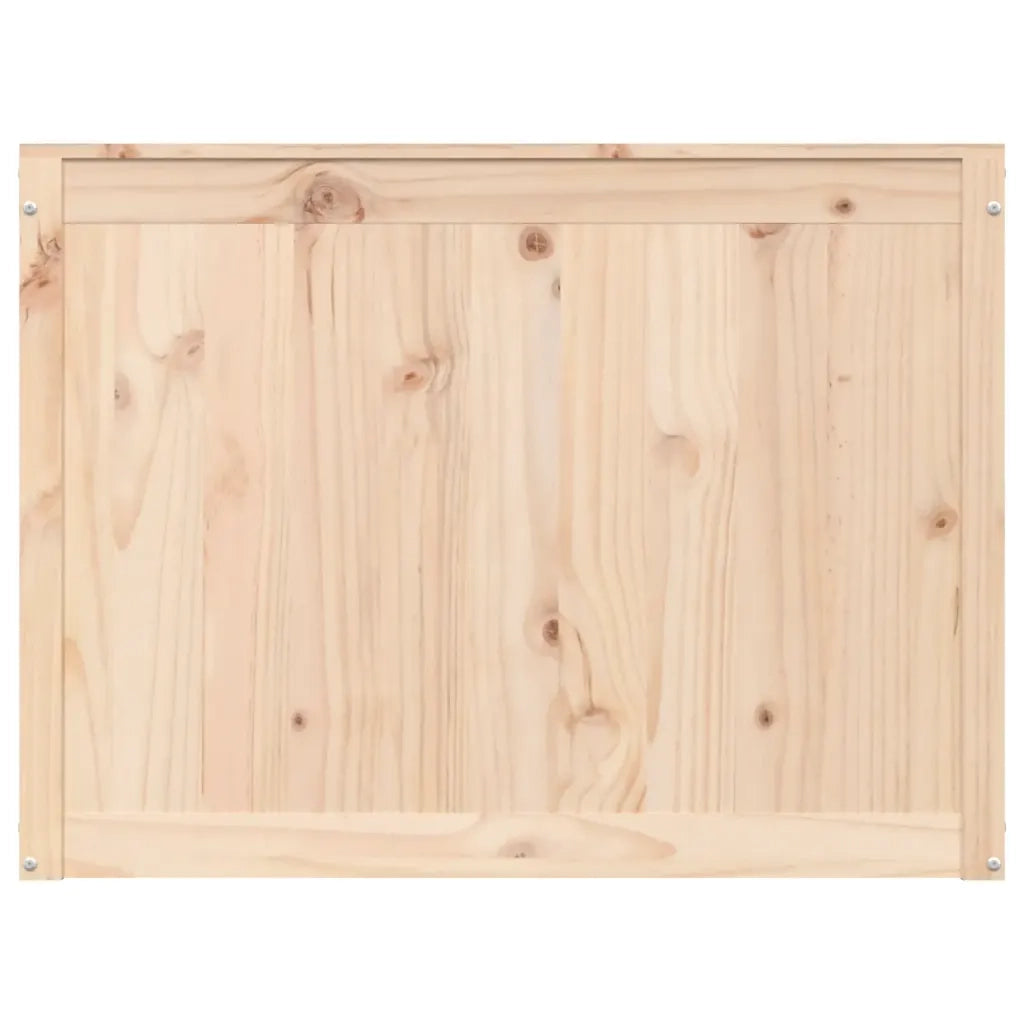 Contenitore per Bucato 88,5x44x66 cm Legno Massello Pino CFW9312485