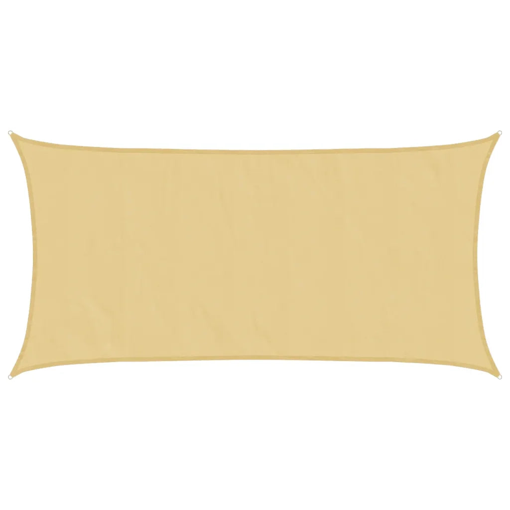 Vela Parasole Sabbia 4,5x2,5 m 100% Poliestere Oxford 4000568
