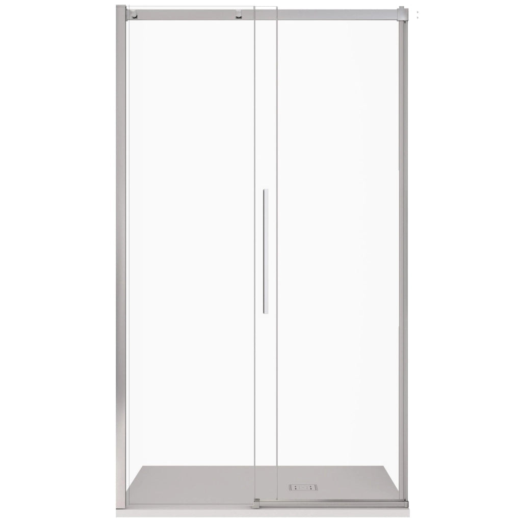 Porta Parete Doccia 120 cm 1 Anta Scorrevole in Cristallo Trasparente 8mm H200 Bonussi Eliane