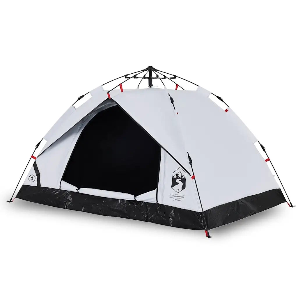 Tenda 3 Persone Bianca in Tessuto Oscurante a Rilascio Rapido 4004196
